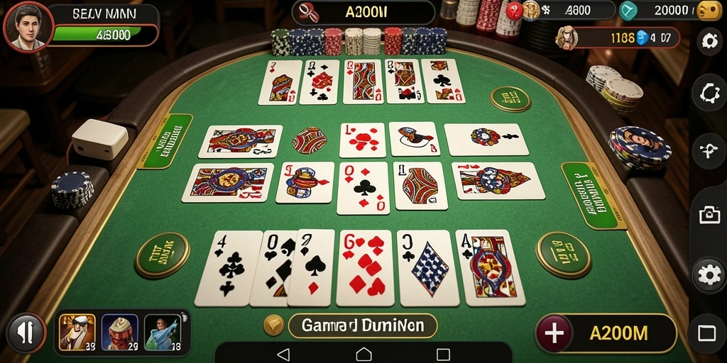 Tampilan gameplay A200M yang menegangkan dan penuh strategi.