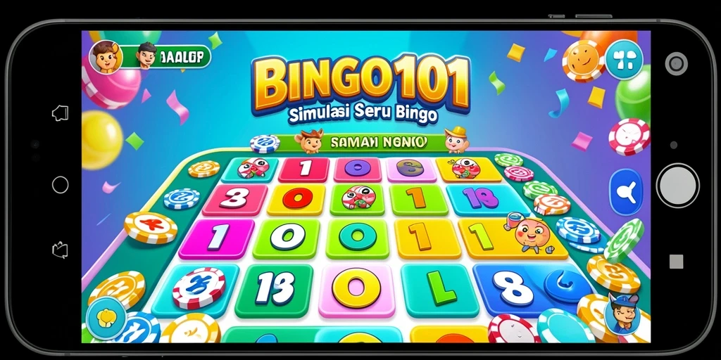 Tampilan gameplay menarik dari BINGO101 dengan suasana bingo seru.