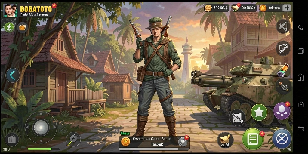 Tampilan gameplay BOBATOTO yang cerah dan mengasyikkan.
