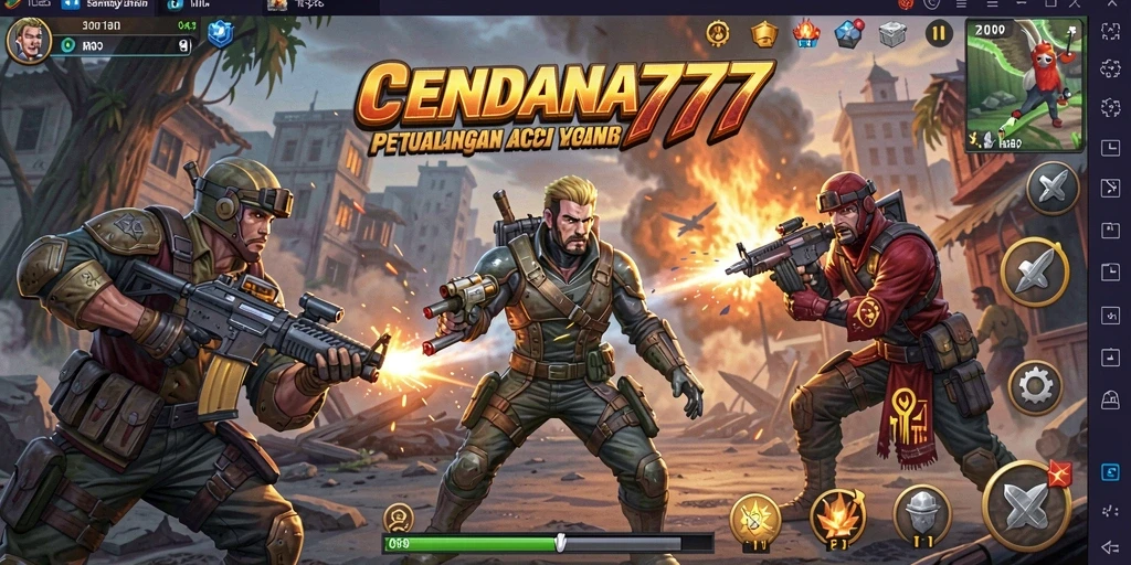 Tangkapan layar menunjukkan aksi mendebarkan dari CENDANA777.