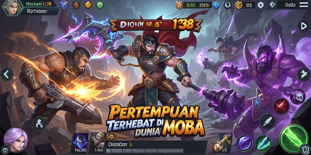 Gameplay seru DOLAR138 dengan aksi mendebarkan di arena MOBA.