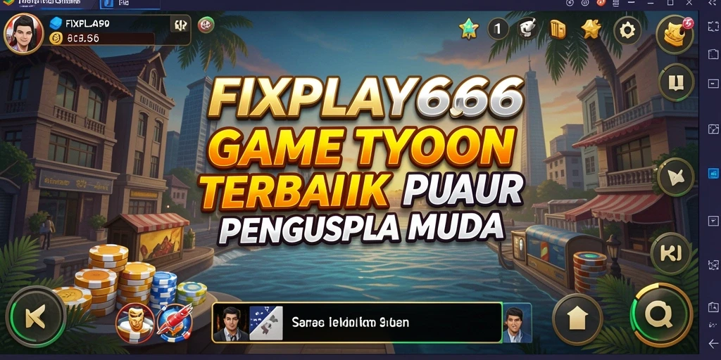 Tangkapan layar FIXPLAY666 menampilkan momen penting dalam gameplay Tycoon.