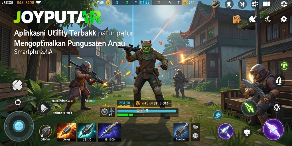 Tangkapan layar <strong>JOYPUTAR</strong> menunjukkan antarmuka yang bersih dan fungsional untuk optimasi perangkat.