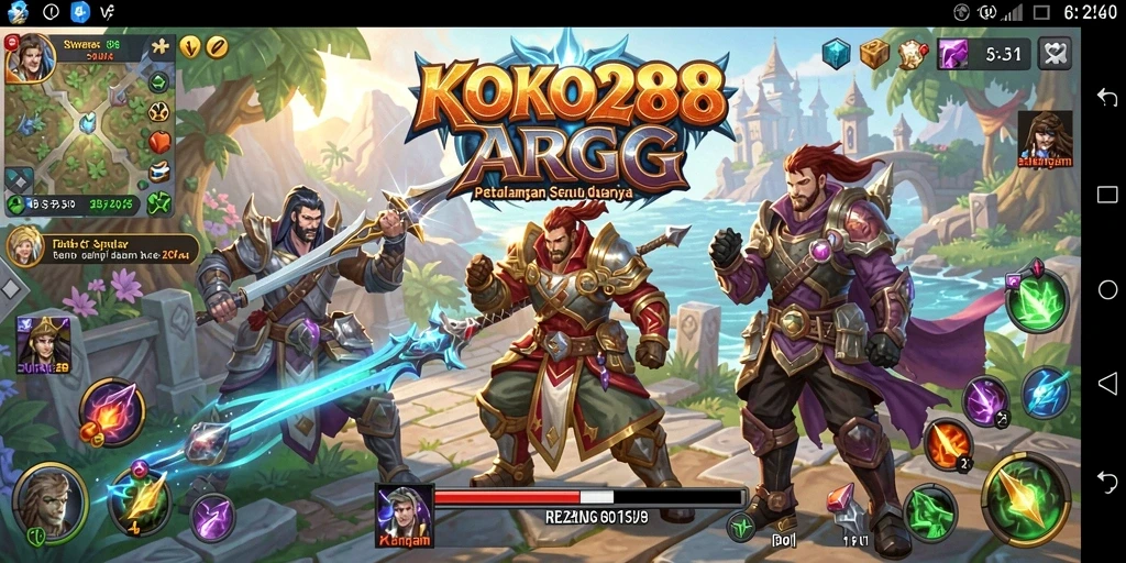 Screenshot gameplay KOKO288 menampilkan aksi seru dalam petualangan ARPG.