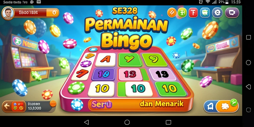 Screenshot gameplay SE328 menampilkan keseruan pemain saat bermain Bingo.