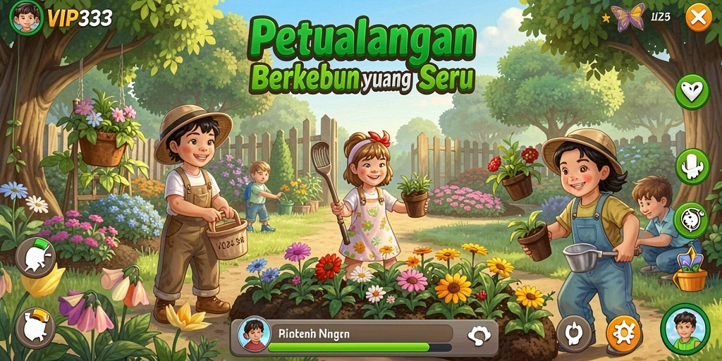 Gameplay seru saat berkebun di VIP333.