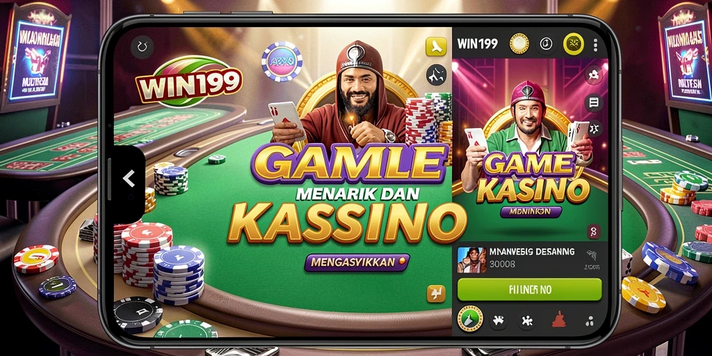 Tampilan gameplay WIN199 dengan hiburan Kasino menarik.