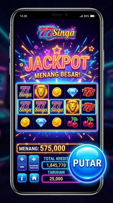 Proses pengunduhan cepat dan mudah di aplikasi 77singa.